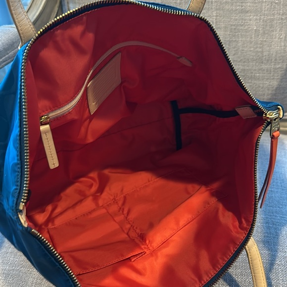 Coach Tote Royal Blue purse - Picture 12 of 13